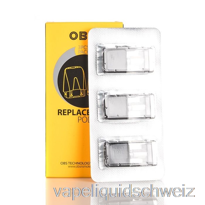 Obs Land Ersatz-Pods 1,5 Ml Land Nachfüllbarer Pod Vape Ohne Nikotin